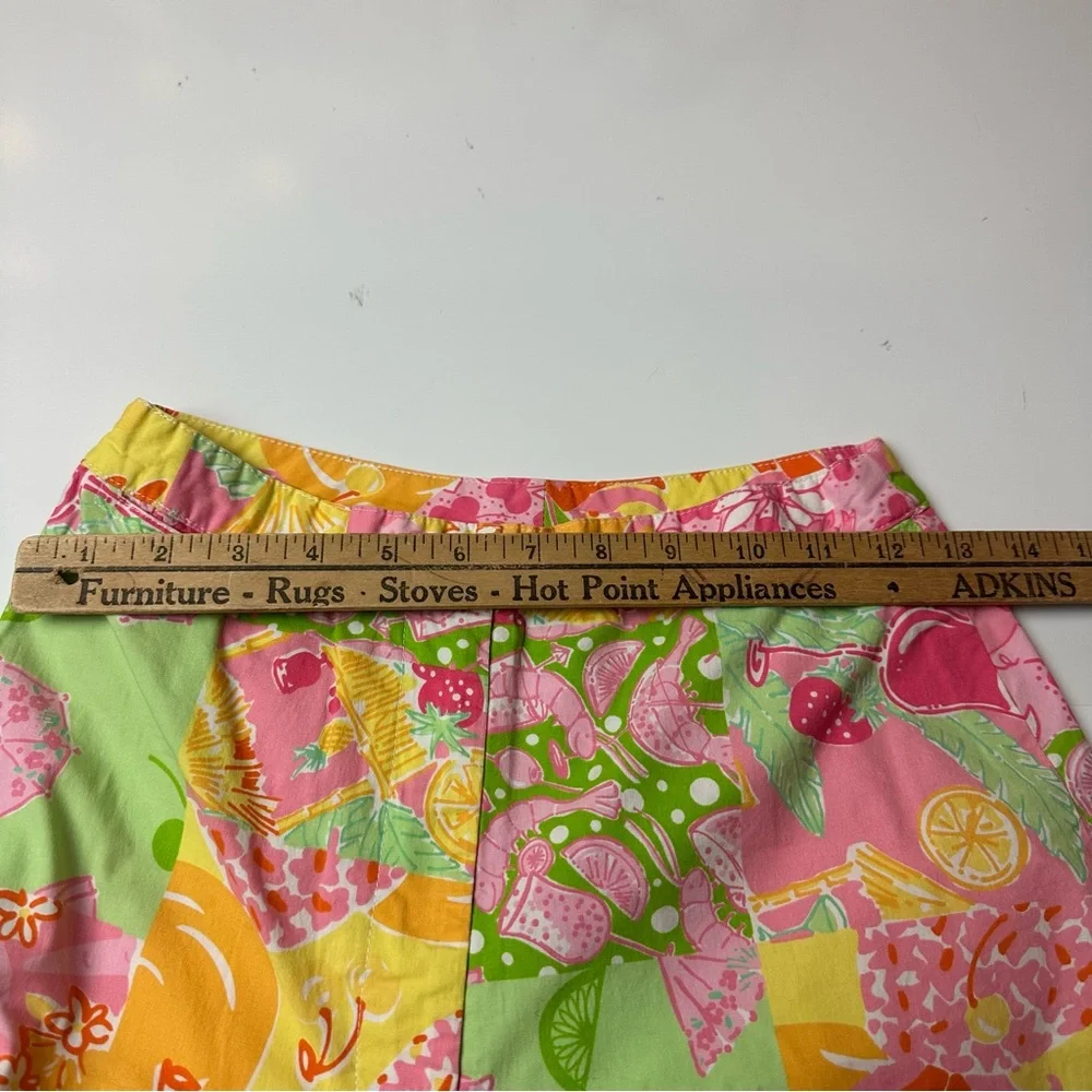 Lilly Pulitzer Patchwork Capri Pants | Y2K Palm Beach Tropical Preppy Cropped